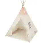 KikkaBoo Drveni šator Beige House - Slika 4