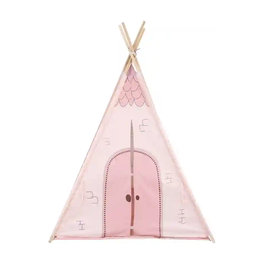kikka boo house drveni sator sa prostirkom pink 0m 6846c364a58e2
