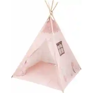 KikkaBoo Drveni šator Pink House - Slika 4