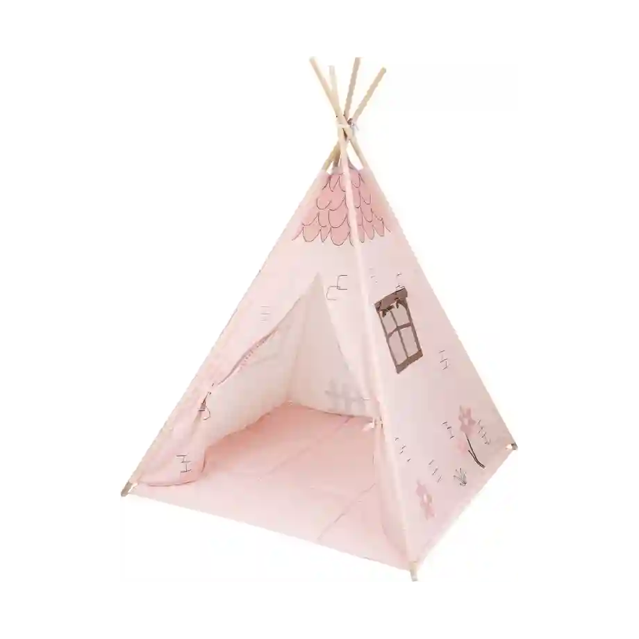 kikka boo house drveni sator sa prostirkom pink 0m 6846c3651b282