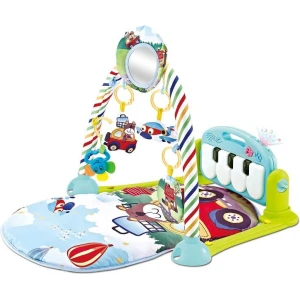 KikkaBoo Podloga za igru Piano Rainbow mint