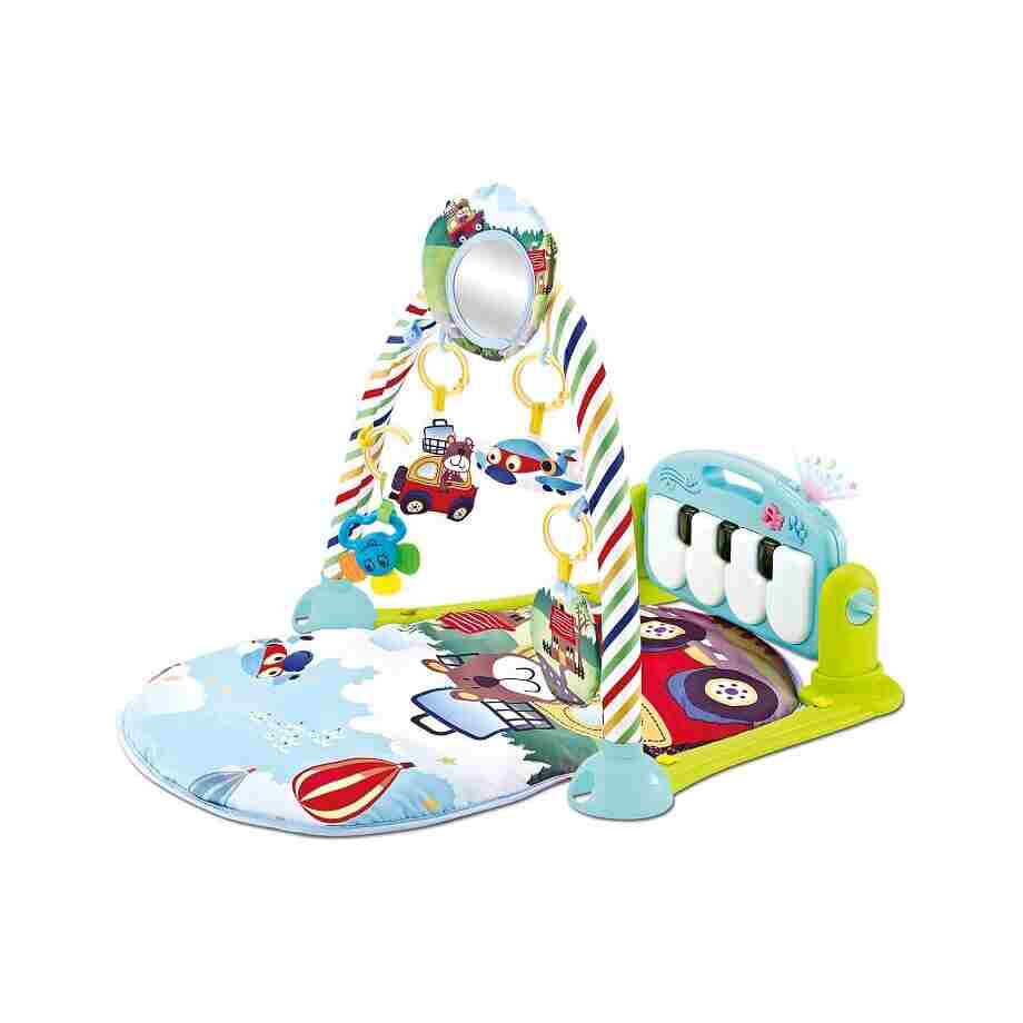 KikkaBoo Podloga za igru Piano Rainbow mint KikkaBoo Podloga za igru Piano Rainbow mint