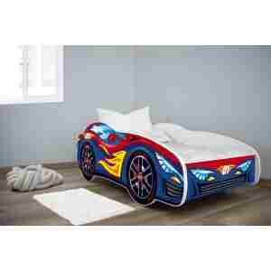 Dečiji Krevet 140X70cm (Trkački Auto) Red Blue Dečiji Krevet 140X70cm (Trkački Auto) Red Blue