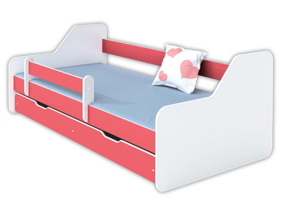 Krevet sa Fiokom i Dušekom 160X80cm Dione Roze Krevet sa Fiokom i Dušekom 160X80cm Dione Roze