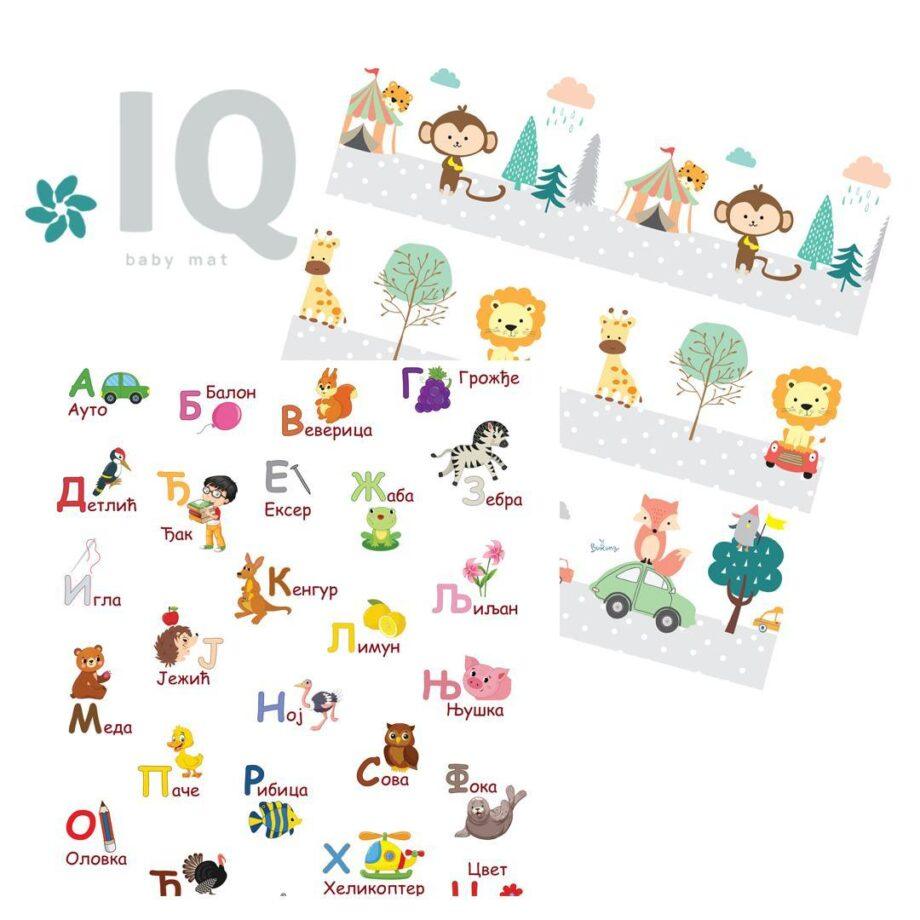 IQ sklopiva podloga sa dva lica