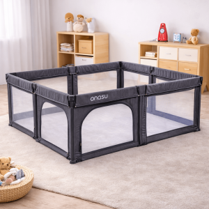 multiflex ogradica za decu siva boja