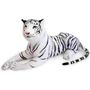 Plišana igračka beli tigar 73cm
