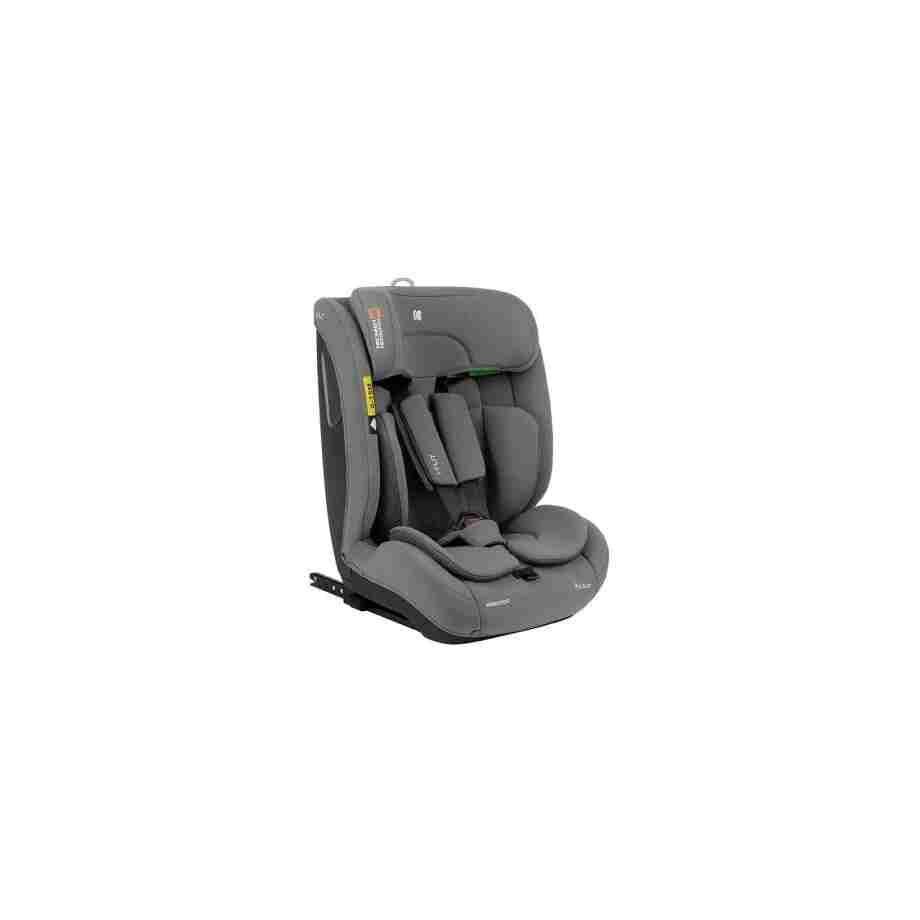 KikkaBoo autosedište 76-150 cm I-FLIT I-SIZE ISOFIX light grey
