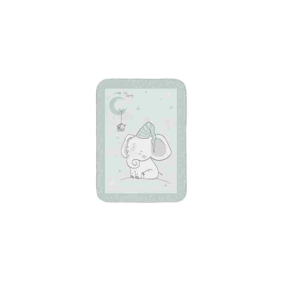 KikkaBoo super soft baby ćebence 80x110 Elephant Time