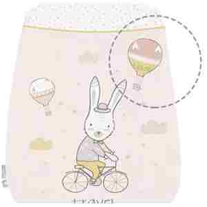 KikkaBoo vreća za spavanje 6-18m Rabbits in Love - Slika 3