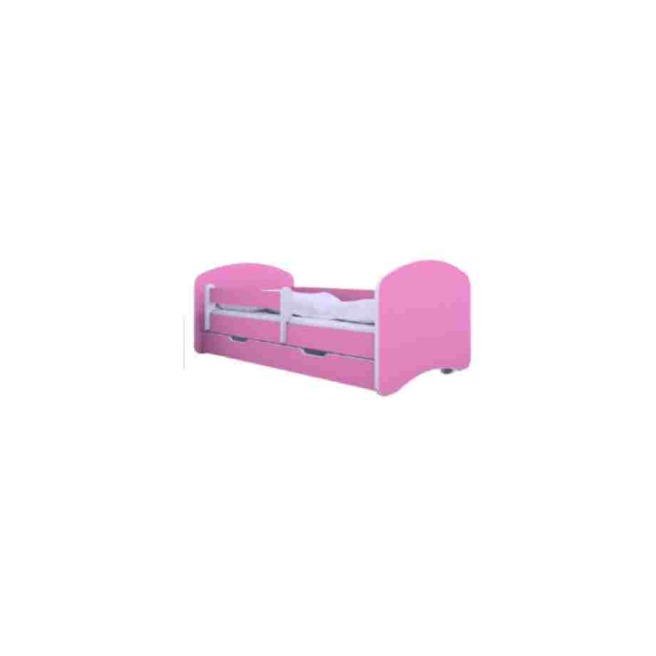 Krevet sa Fiokom i Dušekom 160X80cm Happy III Roze