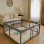 120x120x68cm Ogradica za bebe sa lopticama i rukohvatima - Slika 3
