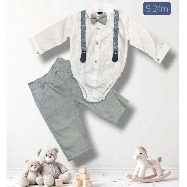 Elegantni komplet sa tregerima za dečake