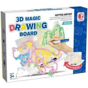 Magična 3D tabla + 6 boja