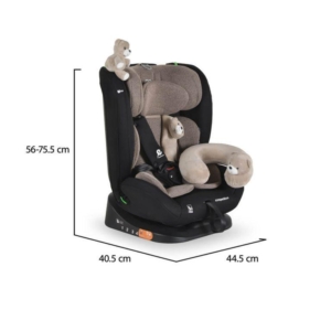 Auto sedište za decu Competition 40-150cm – Cool Beige MONI Auto, auto sedište, dečije sedište, sigurnost, udobnost, auto sedište za decu
