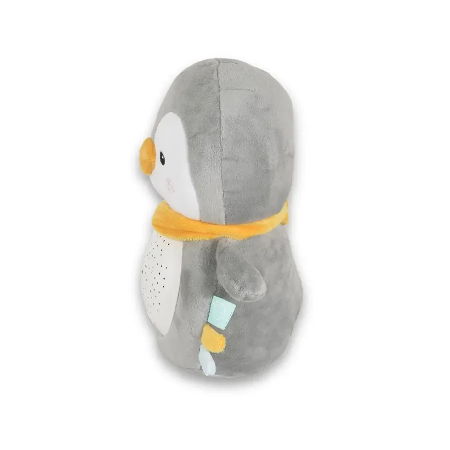 bela buka noćna lampa i projektor snuggly penguin moni toys u obliku pingvina