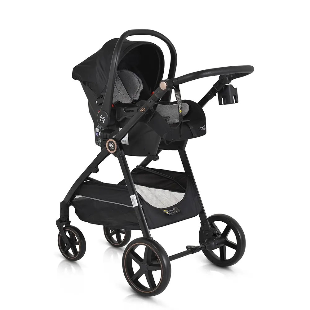 Moni Multi Isize auto sedište za bebe 40-87 cm Grey kompatibilno sa kolicima Tokyo