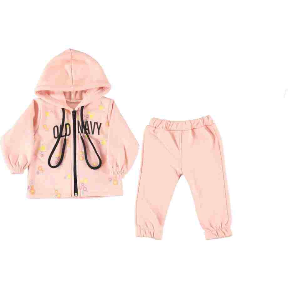 komplet za bebe Old Navy narandžasti sa kapuljačom 6–18 meseci