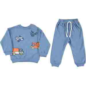 trenerka komplet plavi za decake06–24 meseci