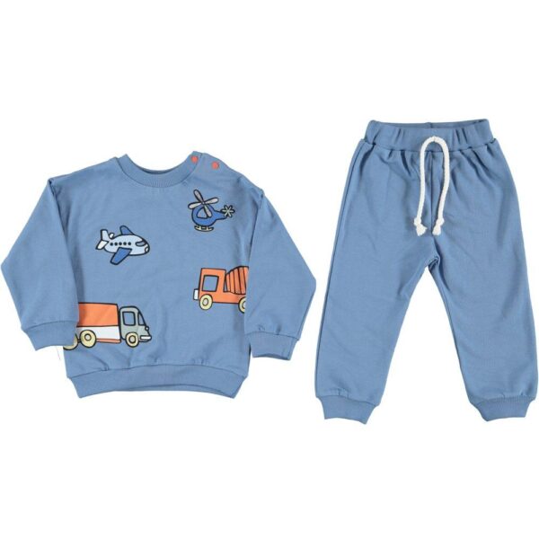 trenerka komplet plavi za decake06–24 meseci