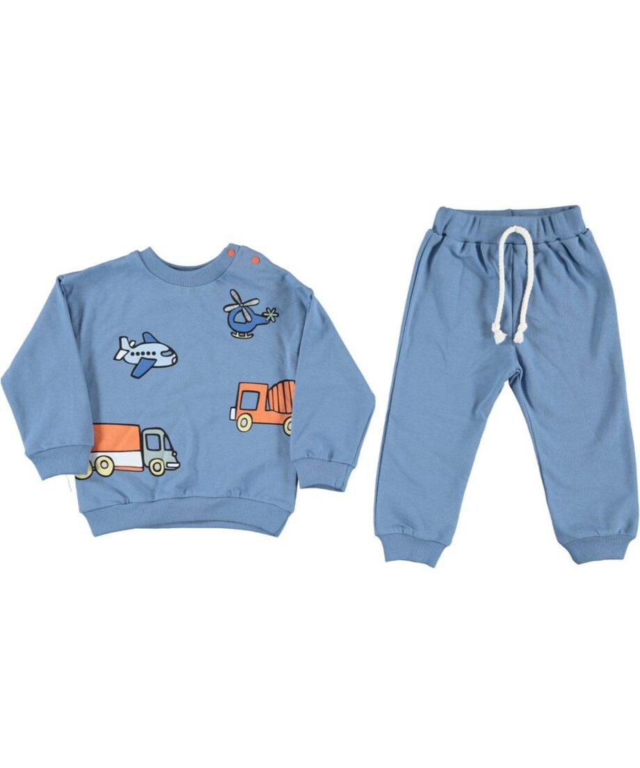 trenerka komplet plavi za decake06–24 meseci