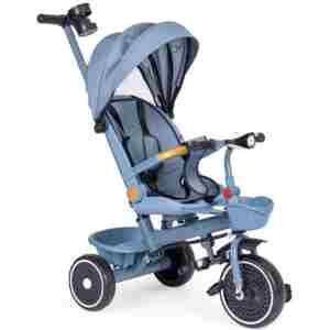 Tricikl 2u1 sa svetlima ECOTOYS plavi