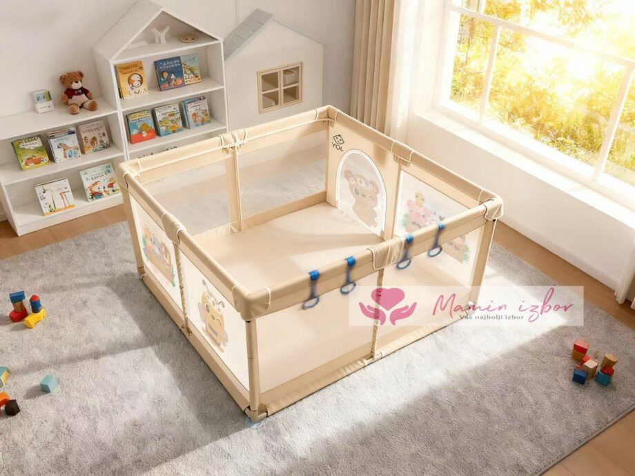 ogradica za bebe JOY bež