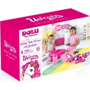 Sto sa kockama Unicorn 025982 sto sa kockama unicorn za decu u šarenim bojama