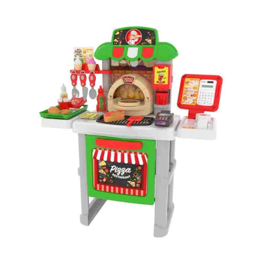 set za igru picerija u raznim bojama