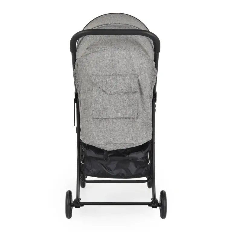 kolica za bebe london grey cangaroo sa aluminijumskim ramom i lanenom tkaninom u sivom tonu