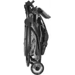 kolica za bebe london grey cangaroo sa aluminijumskim ramom i lanenom tkaninom u sivom tonu