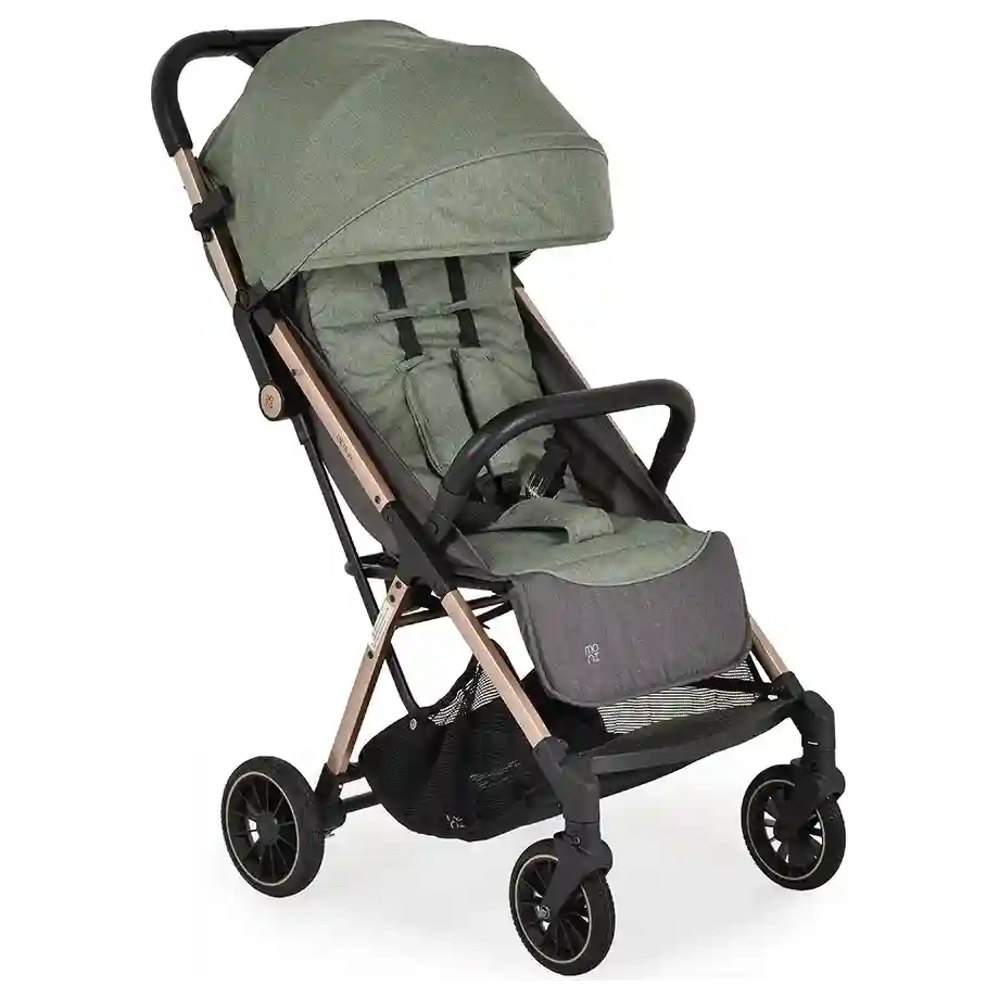 kolica za bebe berlin premium green aluminijumska sa automatskim sklapanjem i zelenom tkaninom