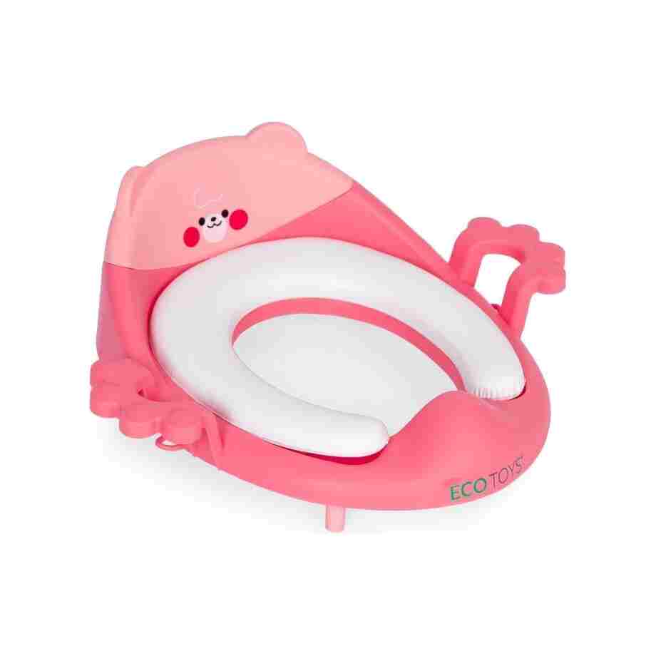 Adapter za wc šolju sa rukohvatima, Pink, ECOTOYS adapter za wc šolju sa rukohvatima pink ecotoys detalj