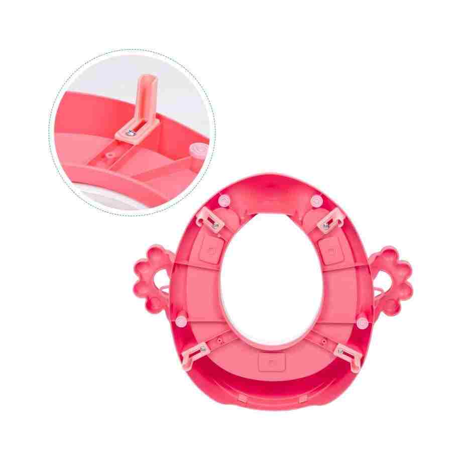 Adapter za wc šolju sa rukohvatima, Pink, ECOTOYS adapter za wc šolju sa rukohvatima pink ecotoys zadnja strana