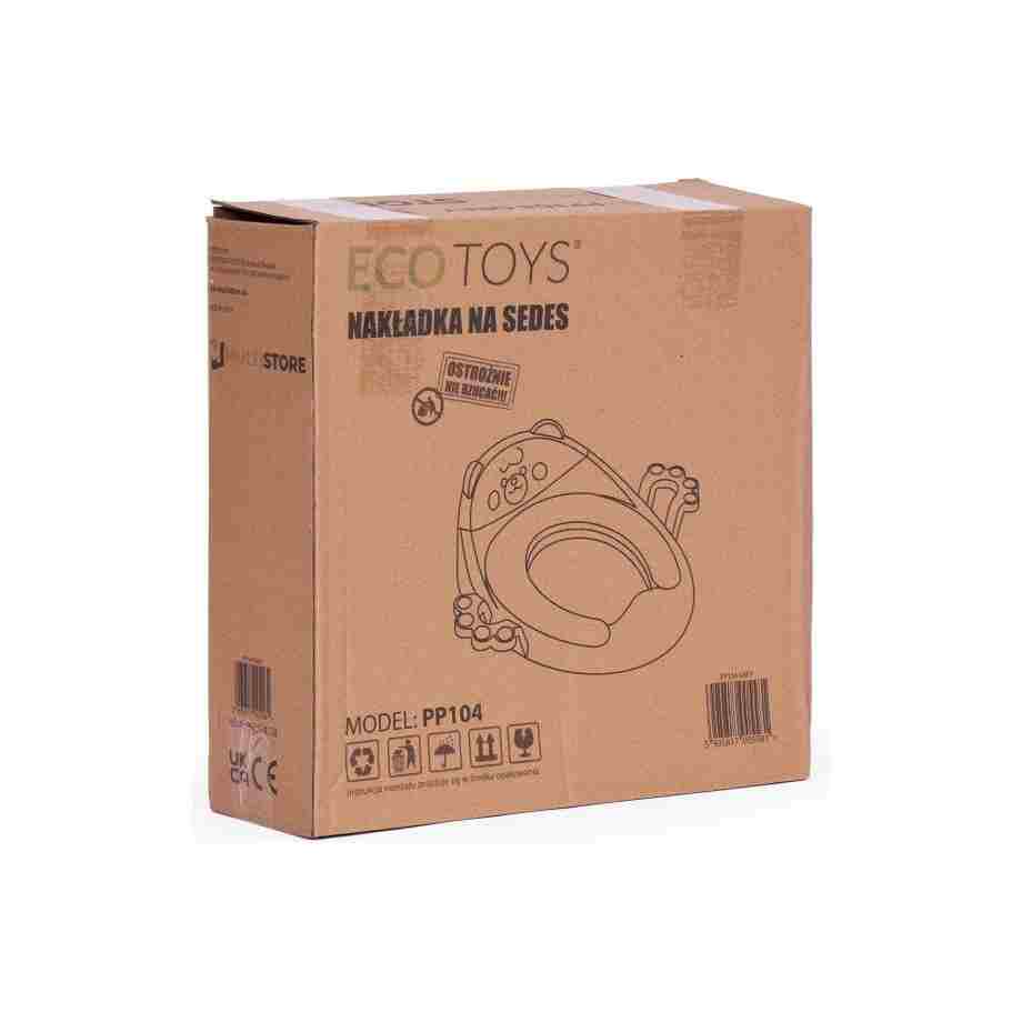 Adapter za wc šolju sa rukohvatima, Pink, ECOTOYS adapter za wc šolju sa rukohvatima pink ecotoys tekstura materijala