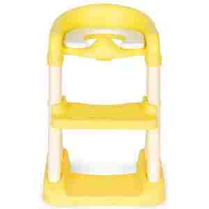 adapter za wc šolju sa stepenikom ecotoys yellow za decu