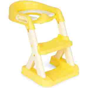 adapter za wc šolju sa stepenikom ecotoys yellow za decu detalj