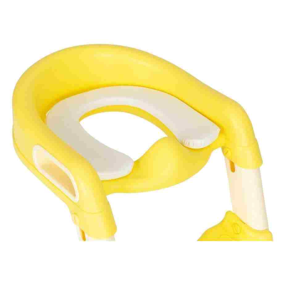 adapter za wc šolju sa stepenikom ecotoys yellow za decu zadnja strana