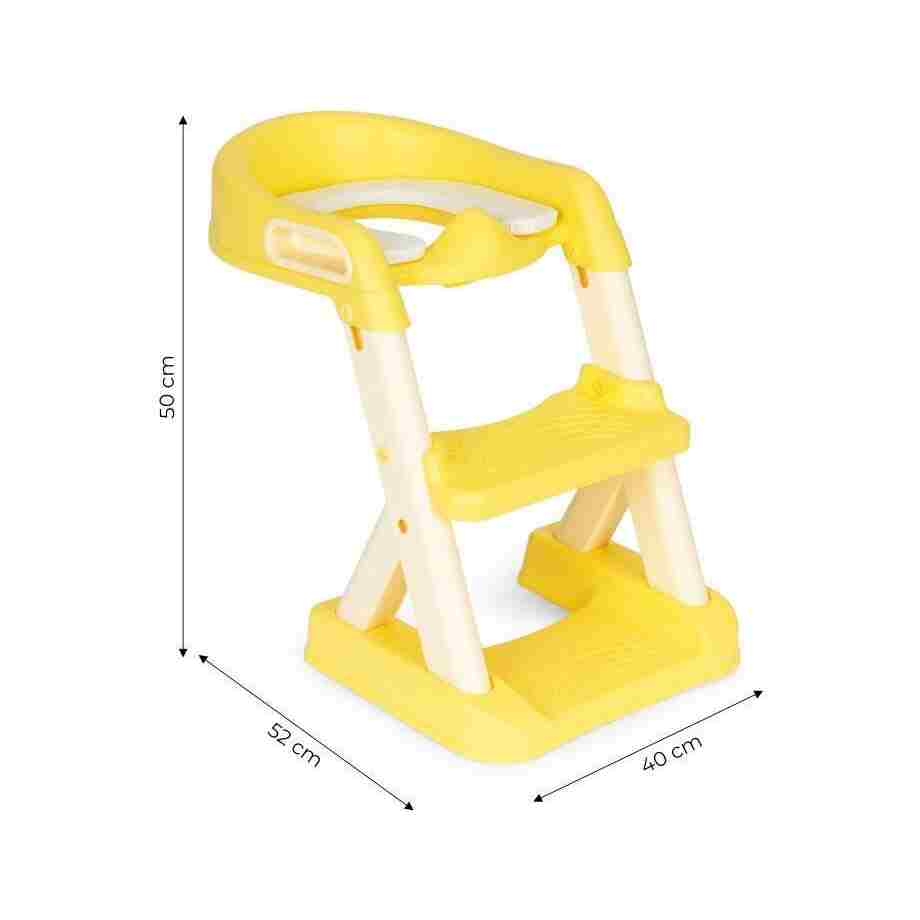 adapter za wc šolju sa stepenikom ecotoys yellow za decu tekstura materijala