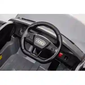 Audi RS6 - Licencirani auto na akumulator - Meke gume + kožno sedište - Beli - Slika 3