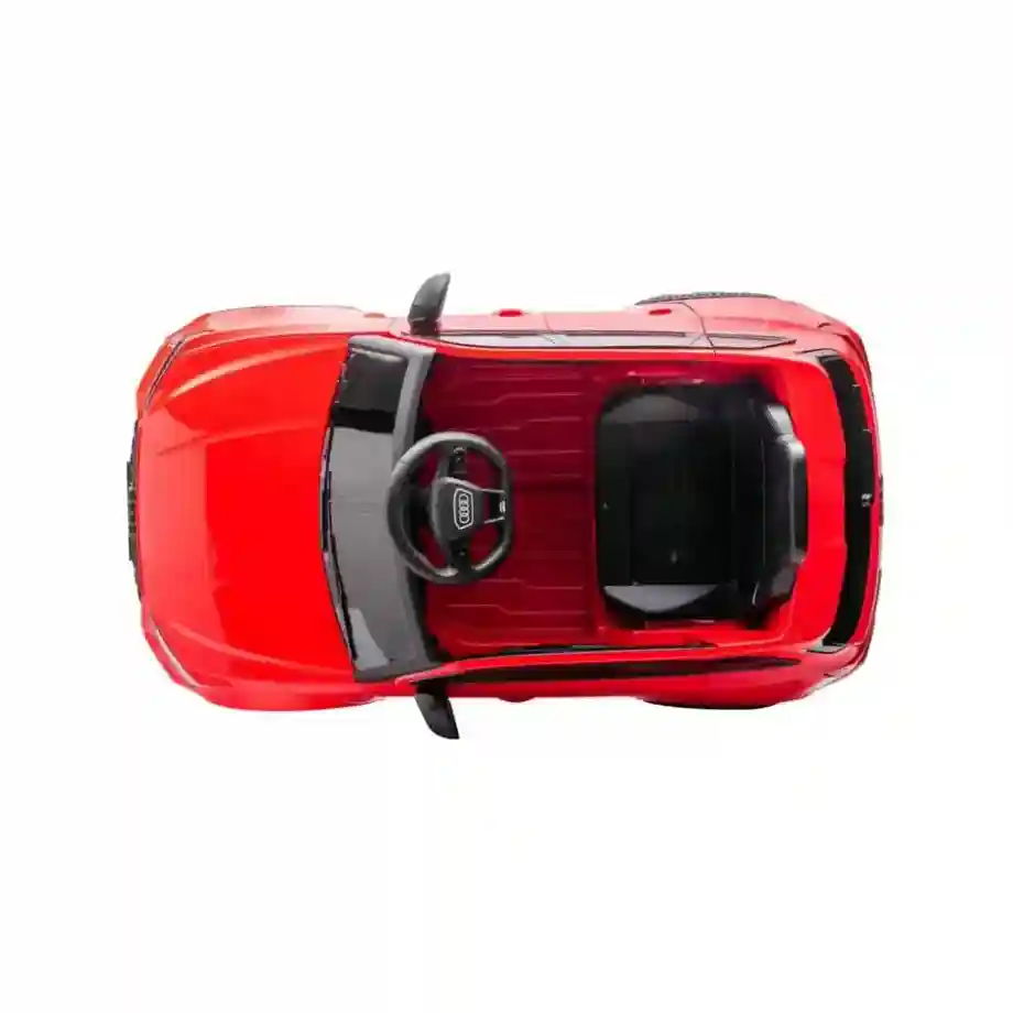 Audi RS6 - Licencirani auto na akumulator - Meke gume + kožno sedište - Crveni audi rs6 licencirani auto na akumulator crveni meke gume kožno sedište delfino