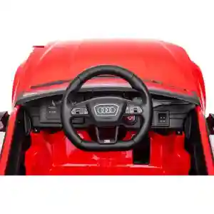 Audi RS6 - Licencirani auto na akumulator - Meke gume + kožno sedište - Crveni audi rs6 licencirani auto na akumulator crveni meke gume kožno sedište delfino