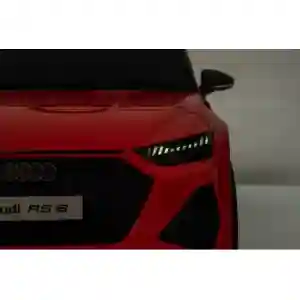 Audi RS6 - Licencirani auto na akumulator - Meke gume + kožno sedište - Crveni audi rs6 licencirani auto na akumulator crveni meke gume kožno sedište delfino