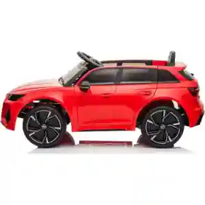 Audi RS6 - Licencirani auto na akumulator - Meke gume + kožno sedište - Crveni audi rs6 licencirani auto na akumulator crveni meke gume kožno sedište delfino