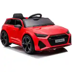 audi rs6 licencirani auto na akumulator crveni meke gume kožno sedište delfino