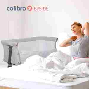 COLIBRO KOLEVKA BYSIDE CLOUD prenosiva kolevka za bebe byside cloud u beloj boji zadnja strana