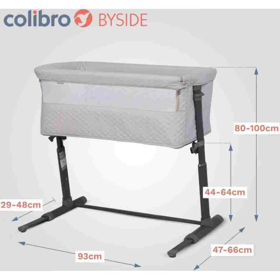 prenosiva kolevka za bebe byside cloud u beloj boji detalj