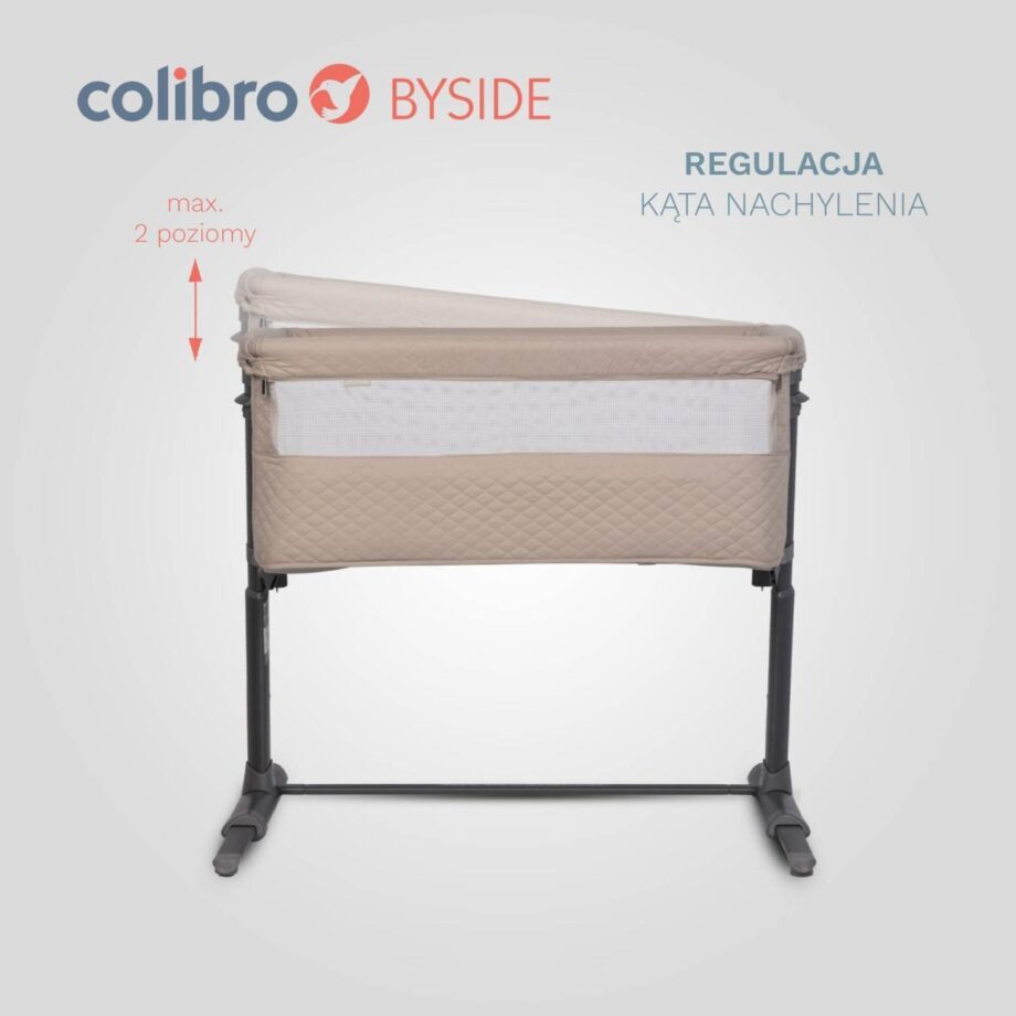 kolibro kolevka byside taupe prenosiva za bebe zadnja strana