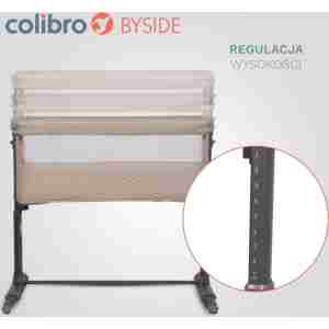 COLIBRO KOLEVKA BYSIDE TAUPE kolibro kolevka byside taupe prenosiva za bebe tekstura materijala