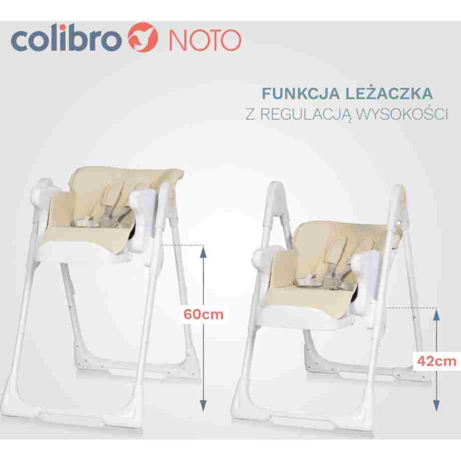 COLIBRO STOLICA ZA HRANJENJE NOTO ALMOND colibro stolica za hranjenje stolica za hranjenje noto almond od eko kože